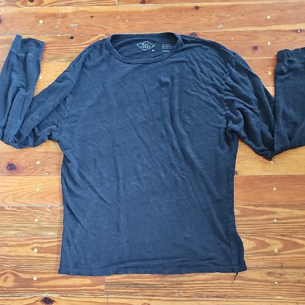 Men's Black Long Sleeve Shirt